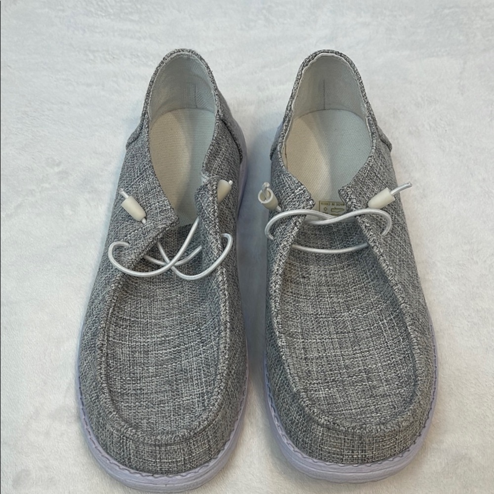 UNBRANDED WOMENS SIZE 40, US SIZE 9.5 Gray Casual Shoes